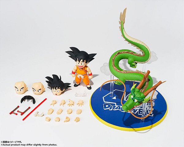 Dragon Ball - Son Goku - S.H.Figuarts - Son Goku & Dragon - 40th Anniversary Edition - PRONTA ENTREGA