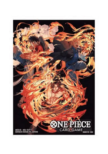 Shield One Piece - Official Limited Card Sleeve Ace, Sabo & Luffy - PRONTA ENTREGA
