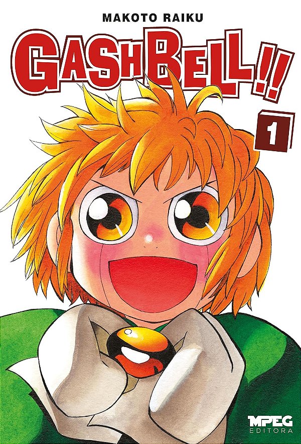 Mangá Gash Bell (Capa Variante) - Vol. 01 - MPEG - Lacrado - Novo