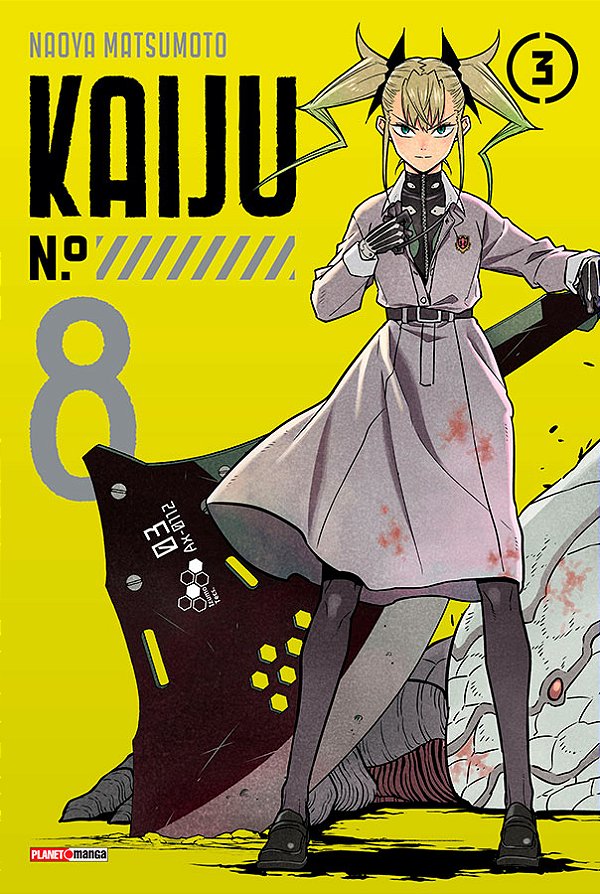 Mangá Kaiju N.° 8 - Vol. 03 - Panini - Lacrado - Novo