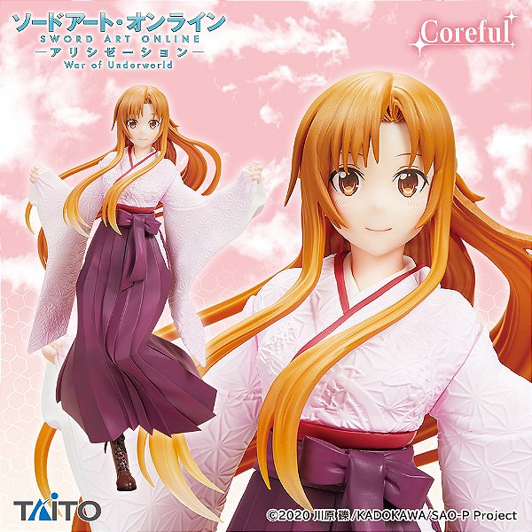Sword Art Online: Alicization - War of Underworld - Asuna - Coreful Figure - Wa-Style ver. (Taito) - PRONTA ENTREGA