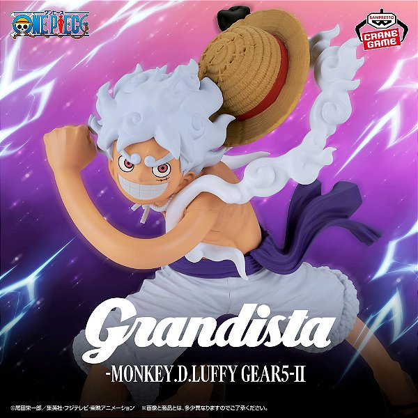 One Piece - Monkey D. Luffy - Grandista - Gear 5, II (Bandai Spirits) - PRONTA ENTREGA
