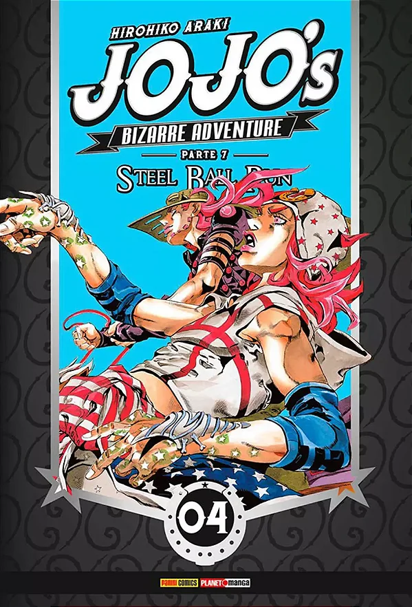 Jojo's Bizarre Adventure – Parte 7 – Steel Ball Run - Vol. 04 - Panini - Lacrado - Novo