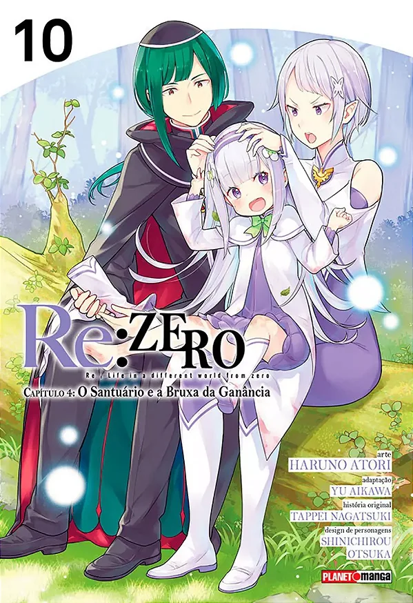 Re: Zero Capítulo 4: O Santuário E A Bruxa Da Ganância - Vol. 10 - Panini - Lacrado - Novo