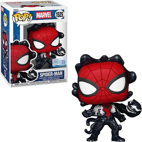 Funko Pop! Marvel - Homem-Aranha Com Simbionte #1525 - PRONTA ENTREGA
