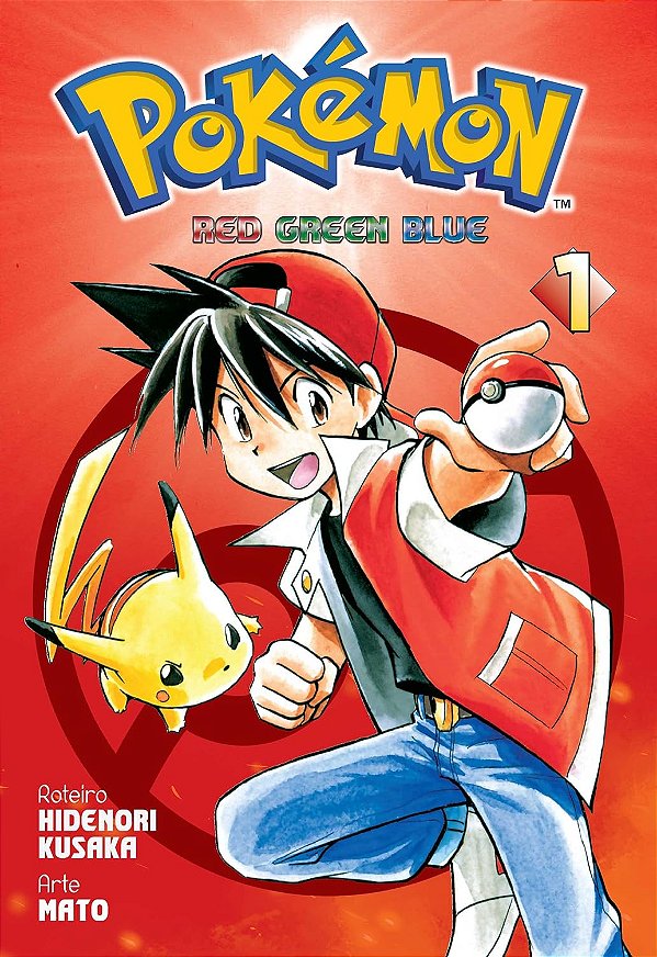Pokémon Red, Green & Blue - Vol. 01 - Panini - Lacrado - Novo