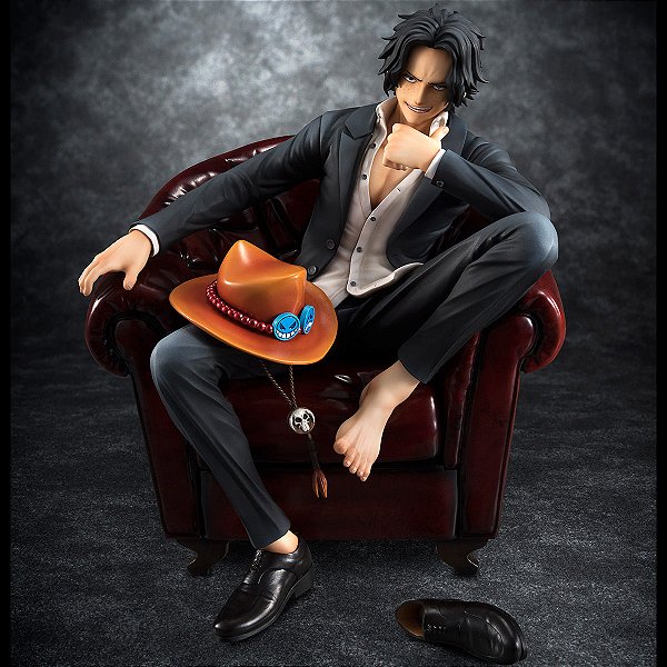One Piece - Portgas D. Ace - Excellent Model - Portrait Of Pirates Limited Edition - Portrait of Pirates SOC - 1/8 (MegaHouse) RESERVA