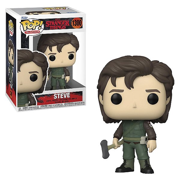 Boneco Funko Pop! Stranger Things - Steve #1300 - PRONTA ENTREGA