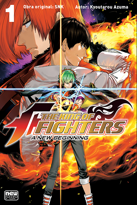 The King of Fighters: A New Beginning - Vol. 01 - Newpop - Lacrado - Novo
