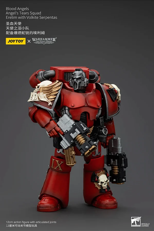 Warhammer 40k - Erelim With Volkite Serpentas - Angel´s Tears Squad - Blood Angels 1/18 (JOYTOY) - RESERVA