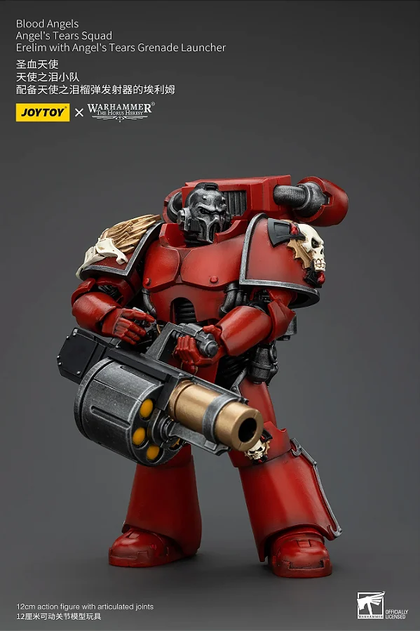 Warhammer 40k - Erelim With Angel´s Tears Grenade Launcher - Angel´s Tears Squad - Blood Angels 1/18 (JOYTOY) - RESERVA