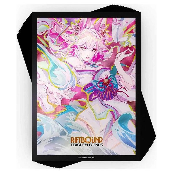 Riftbound: League of Legends TCG Spiritforged Art Sleeves - Spirit Blossom Ahri - PRÉ-VENDA