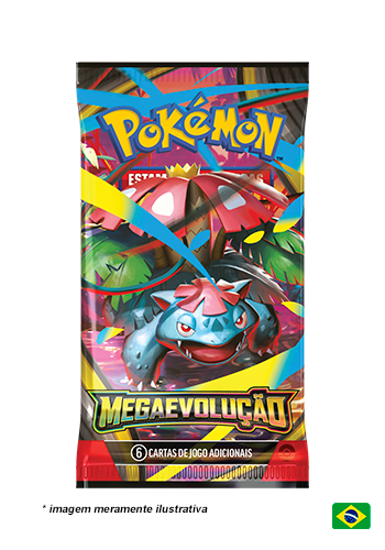 Pokémon TCG - Booster Avulso - Megaevolução 1 - Megaevolução - COPAG (PT-BR)