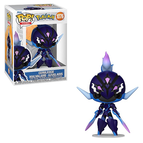 Funko Pop - Pokémon - Ceruledge #1076 - PRONTA ENTREGA