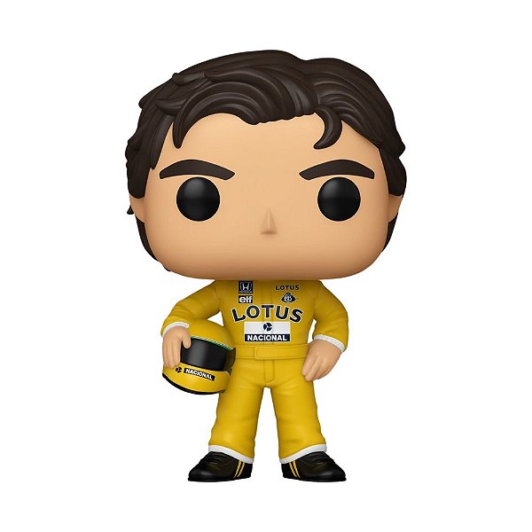 Boneco Funko Pop! Racing Lotus - Ayrton Senna - Pronta Entrega