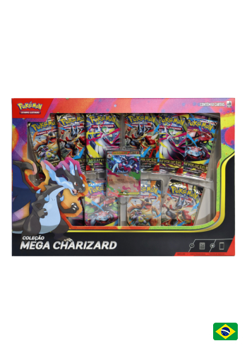 Pokémon TCG - Box Coleção - Mega Charizard X&Y (PT-BR)