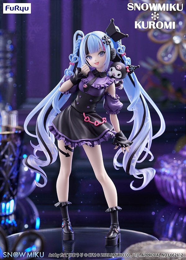 Kuromi - Vocaloid - Hatsune Miku - Trio-Try-iT Figure - Snow (FuRyu) - RESERVA