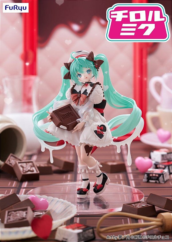 Piapro Characters - Hatsune Miku - Hatsune Miku x Tirol Chocolate - Trio-Try-iT Figure - Milk ver. (FuRyu) - RESERVA