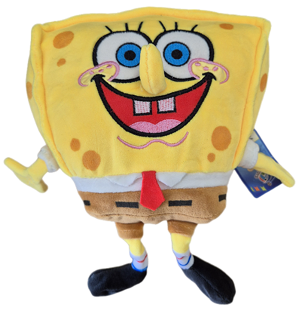 Pelúcia - Bob Esponja 24cm - Pronta Entrega