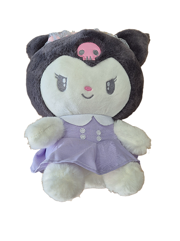 Pelúcia - Sanrio - Kuromi - 25cm - Pronta Entrega