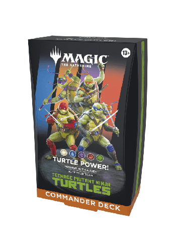 Magic: The Gathering Tartarugas Ninja Teenage Mutant - Deck Commander - Turtle Power - PRONTA ENTREGA