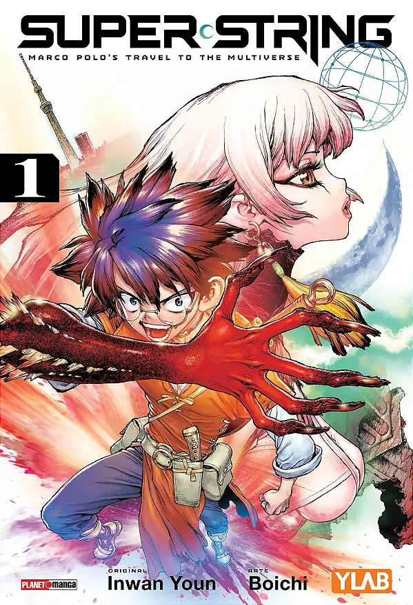 Super String: Marco Polo's Travel To The Multiverse - Vol. 01 - Panini - Lacrado - Novo