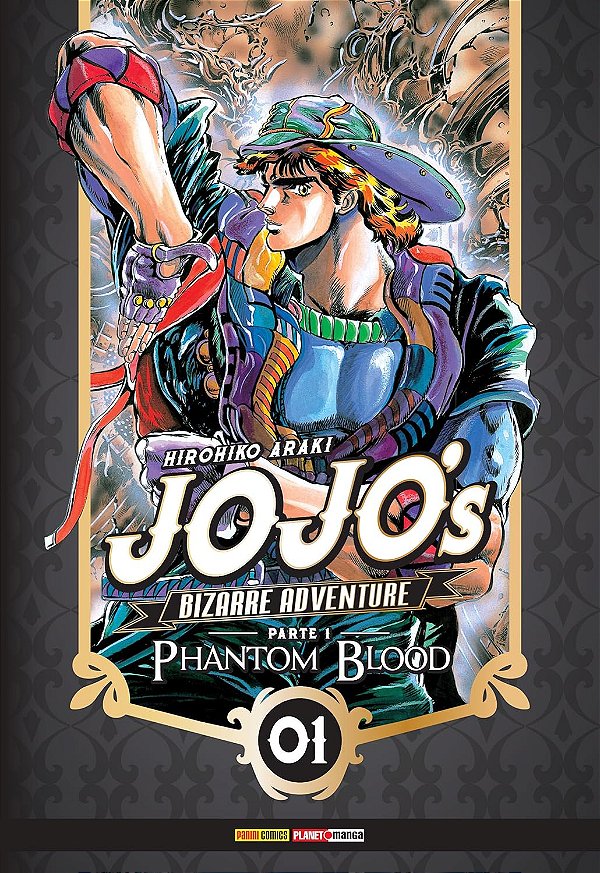Jojo's Bizarre Adventure - Parte 1: Phantom Blood - Vol. 01 - Panini - Lacrado - Novo