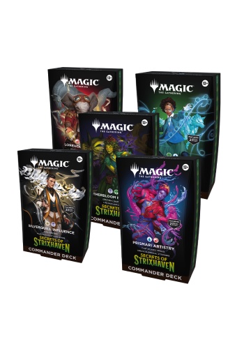 Deck de Commander - Secrets of Strixhaven - Cinco Decks - Pré-Venda