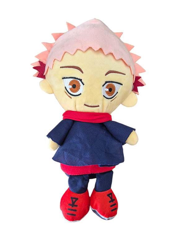 Pelúcia - Jujutsu Kaisen - Yuji Itadori - 26cm - Pronta Entrega