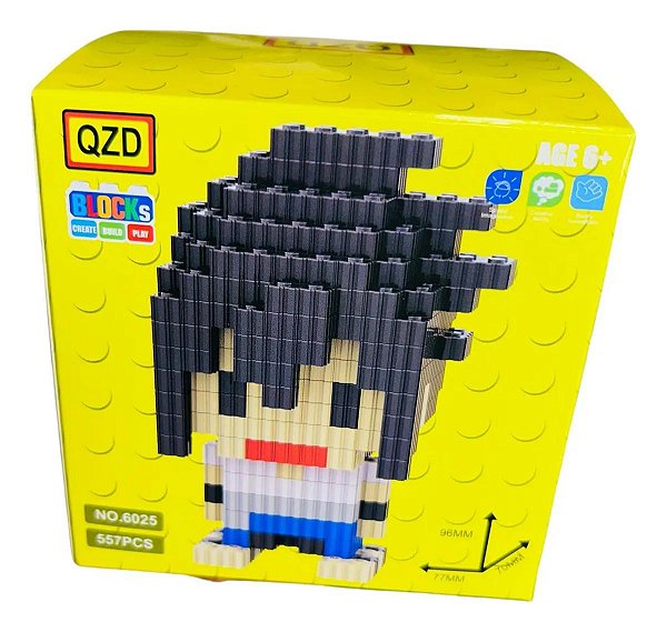 Mini Blocos De Montar - Naruto - Sasuke - 557pcs - Pronta Entrega