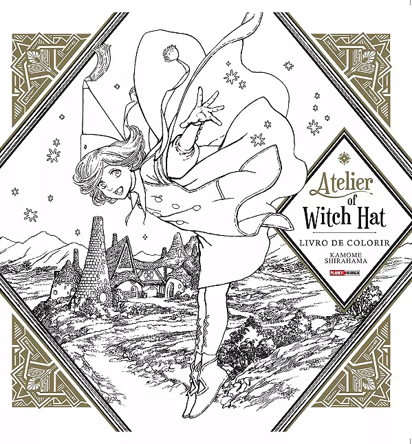 Atelier Of Witch Hat - Livro De Colorir - Panini - Lacrado - Novo