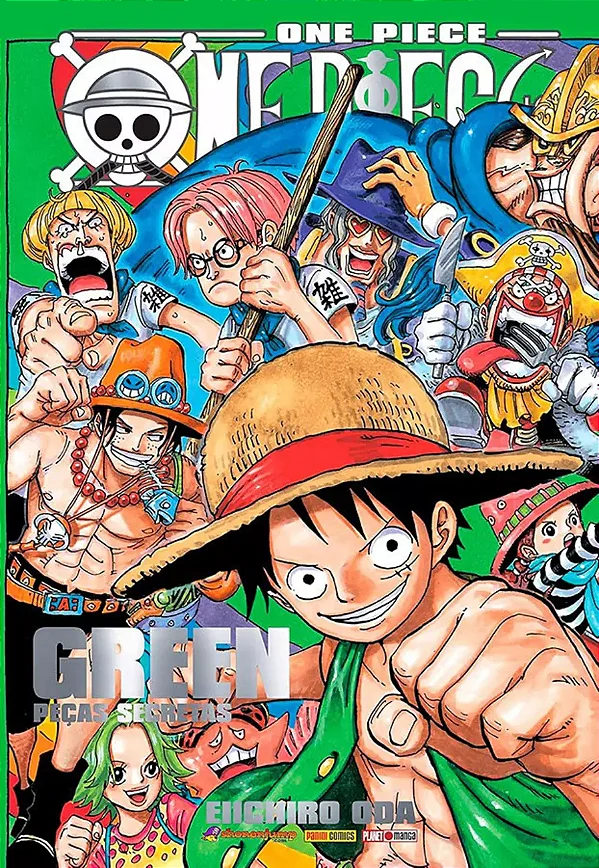 One Piece Green - Peças Secretas - Databook IV - Panini - Lacrado - Novo