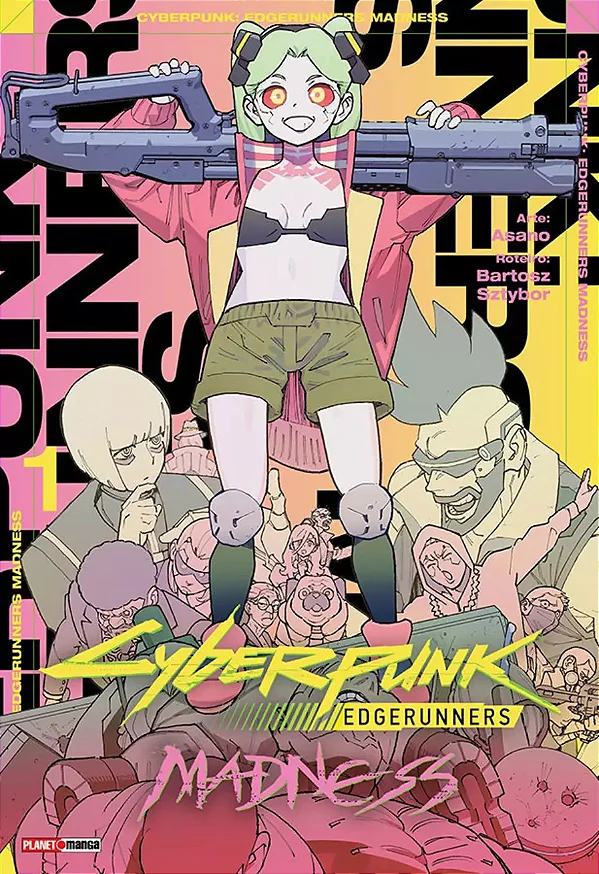 Cyberpunk: Edgerunners Madness - Vol. 01 - Panini - Lacrado - Novo