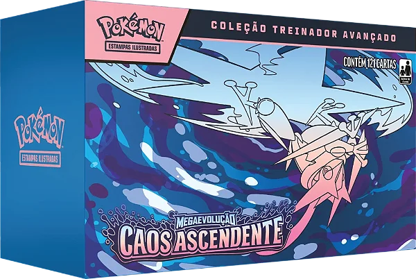 Pokémon TCG - Coleção Treinador Avançado - Megaevolução 4 - Caos Ascendente (PT-BR) - Pré-Venda