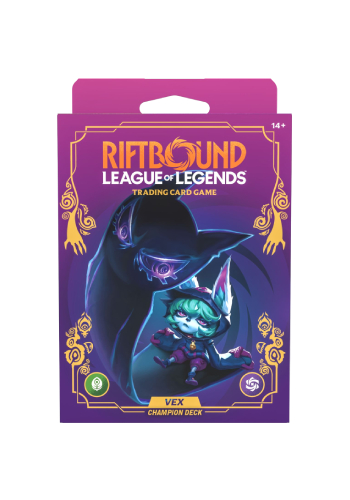 Riftbound TCG - Deck Pré Construído - Unleashed - Champion Deck: Vex - Pré-Venda