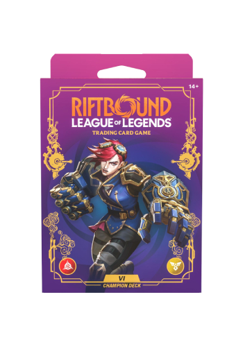 Riftbound TCG - Deck Pré Construído - Unleashed - Champion Deck: Vi - Pré-Venda