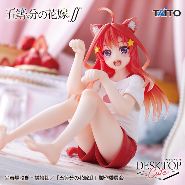 Gotoubun no Hanayome ∬ - Nakano Itsuki - Desktop Cute - Cat room wear ver. (Taito) - RESERVA