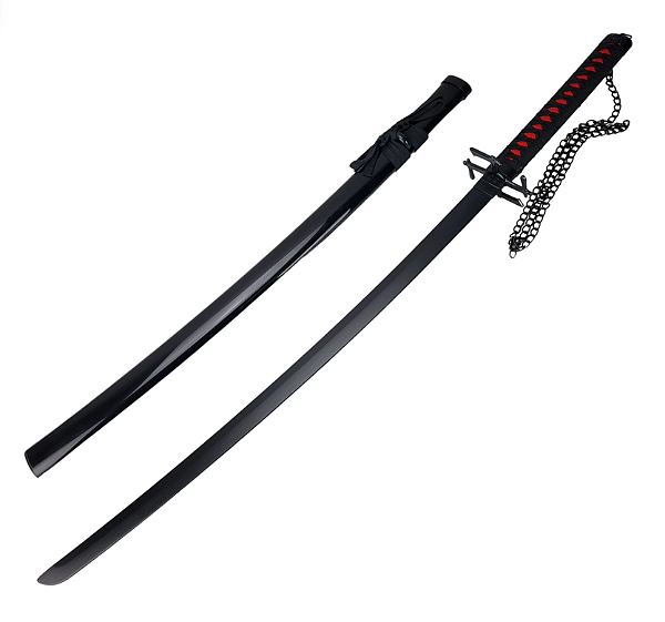 Espada Katana Bambu Sem Fio (Zangetsu) - Bleach - Kurosaki Ichigo - Cosplay Coleção