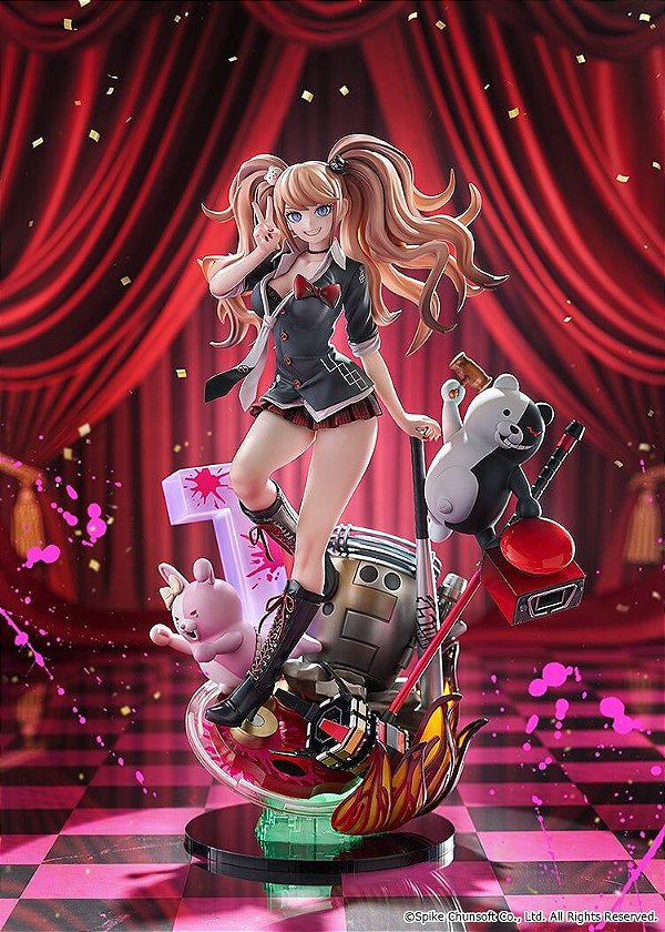 Danganronpa Kibou no Gakuen to Zetsubou no Koukousei - Enoshima Junko - Monokuma - Monomi - 1/7 - 15th Anniversary Ver. (Good Smile Company) - PRÉ-VENDA