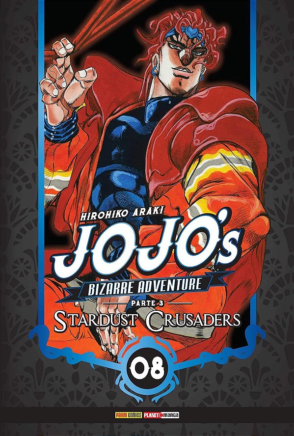Jojo's Bizarre Adventure - Parte 3: Stardust Crusaders - Vol. 08 - Panini - Lacrado - Novo