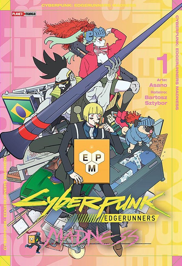 Cyberpunk: Edgerunners Madness (Capa Variante) - Vol. 01 - Panini - Lacrado - Novo