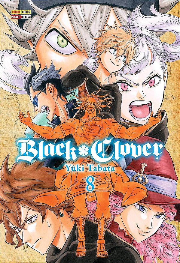 Black Clover - Vol. 08 - Panini - Lacrado - Novo