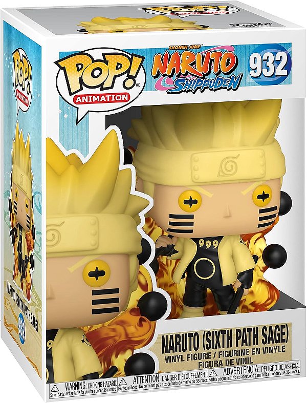 Funko Pop! Naruto Shippuden - Naruto Six Path Sage #932- PRONTA ENTREGA