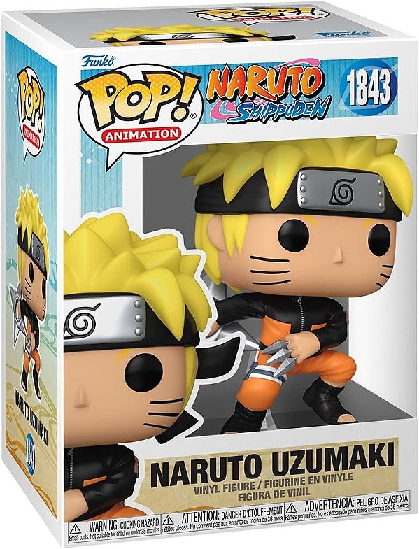 Funko Pop! Naruto Shippuden - Naruto Uzumaki Shuriken #1843 - PRONTA ENTREGA