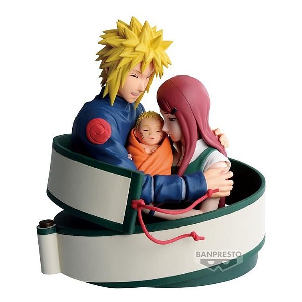 Naruto - Namikaze Minato - Uzumaki Kushina - Uzumaki Naruto - Naruto 72 Series - 53 (Bandai Spirits) - RESERVA