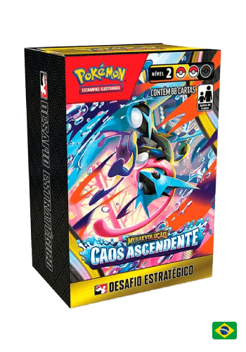 Pokémon TCG - Desafio Estratégico - Megaevolução 4 - Caos Ascendente (Kit Pré-Lançamento) (PT-BR)