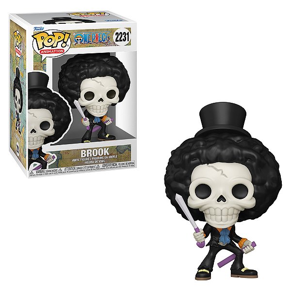 Boneco Funko Pop! One Piece - Brook #2231 - Pronta Entrega