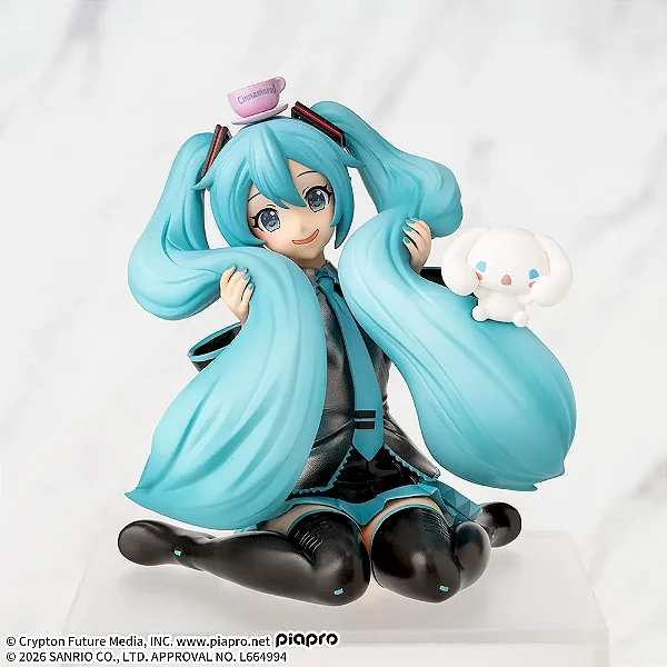 Cinnamoroll - Piapro Characters - Hatsune Miku - Hatsune Miku x Cinnamoroll - Premium Chokonose Figure - Mofutto ver. (Sega Fave) - RESERVA