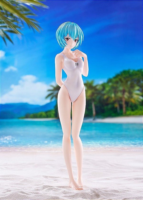 Evangelion Shin Gekijouban - Ayanami Rei - Beach Queens - Pop Up Parade - One-Piece Style, L (Wave) - PRÉ VENDA