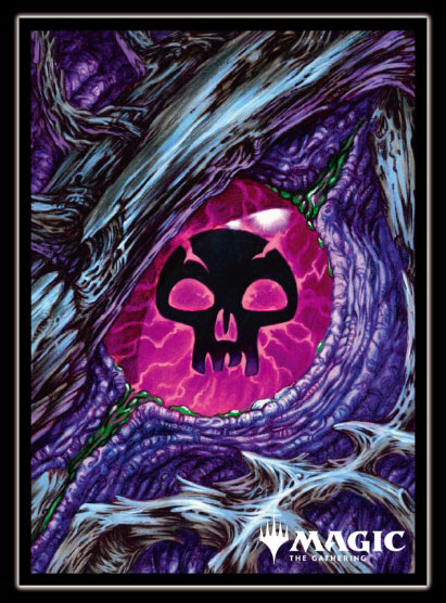 Official Card Sleeve Magic - Tarkir: Dragonstorm - Swamp - Pronta Entrega